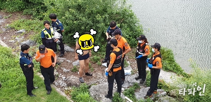 구조된 50대 남성./타파인