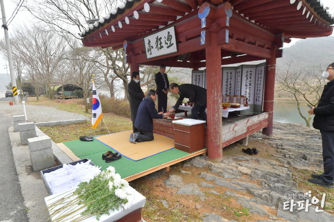 영광정은 독립운동가 김원중 선생을 비롯해 이항노, 김정중, 설문호, 이봉운, 안종수, 송극빈, 김요명 선생 등 8인의 애국동지들이 1910년 한일병탄이 이뤄지자 미친 사람 행세를 하면서 독립군 자금 모금과 항일투쟁 활동을 전개했던 장소다.(순창군 제공)2020.3.2/타파인
