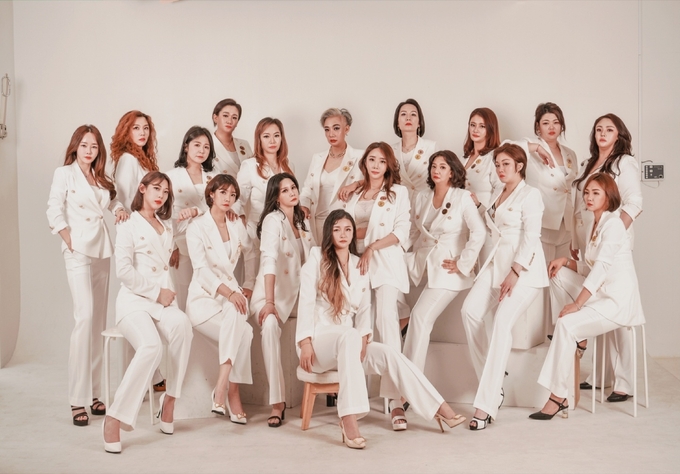 케이뷰티인터내셔널협회 회원들