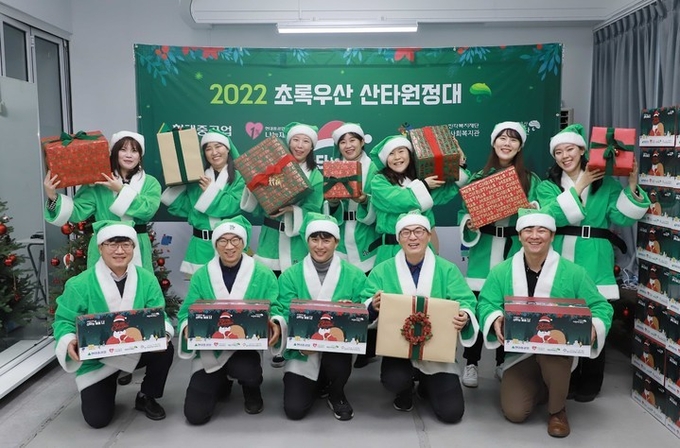 ‘현대중공업과 함께하는 초록우산 산타원정대’ 행사를 열었다. /현대중공업 제공