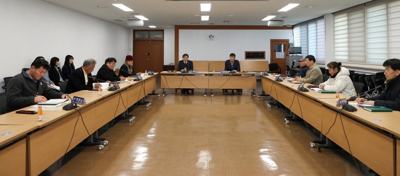 14일 진안군 백운면지역사회보장협의체 정기회의 개최 모습 /진안군