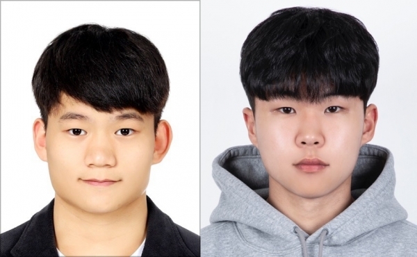 김요한(왼쪽), 김정민 선수