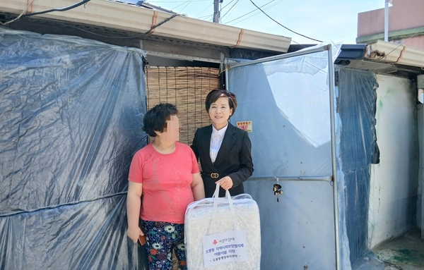 남원시 도통동의 따뜻한 손길...취약계층 여름이불 지원