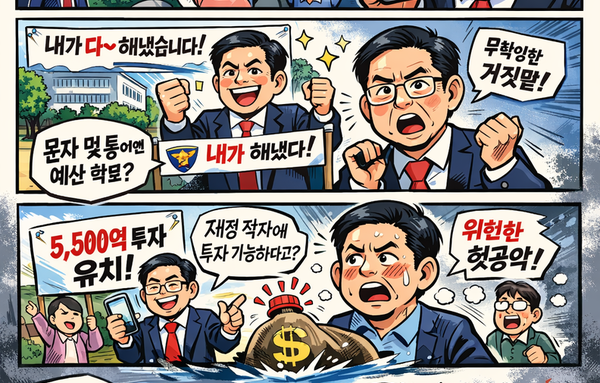 [사설] 문자 몇 통, 통화내역이 예산 세웠다는 주장인가…양충모식 던지기식 공약정치, 문제많다